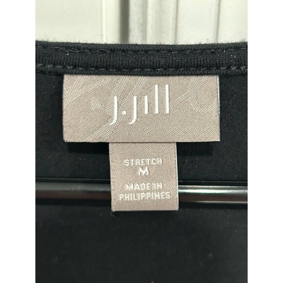 J. Jill Black Stretch Sleeveless Tank Dress Sz Medium - Picture 5 of 10